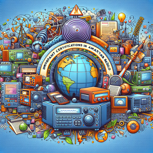 Certificaciones importantes en radioafición con equipos, antenas y tecnología global. banner